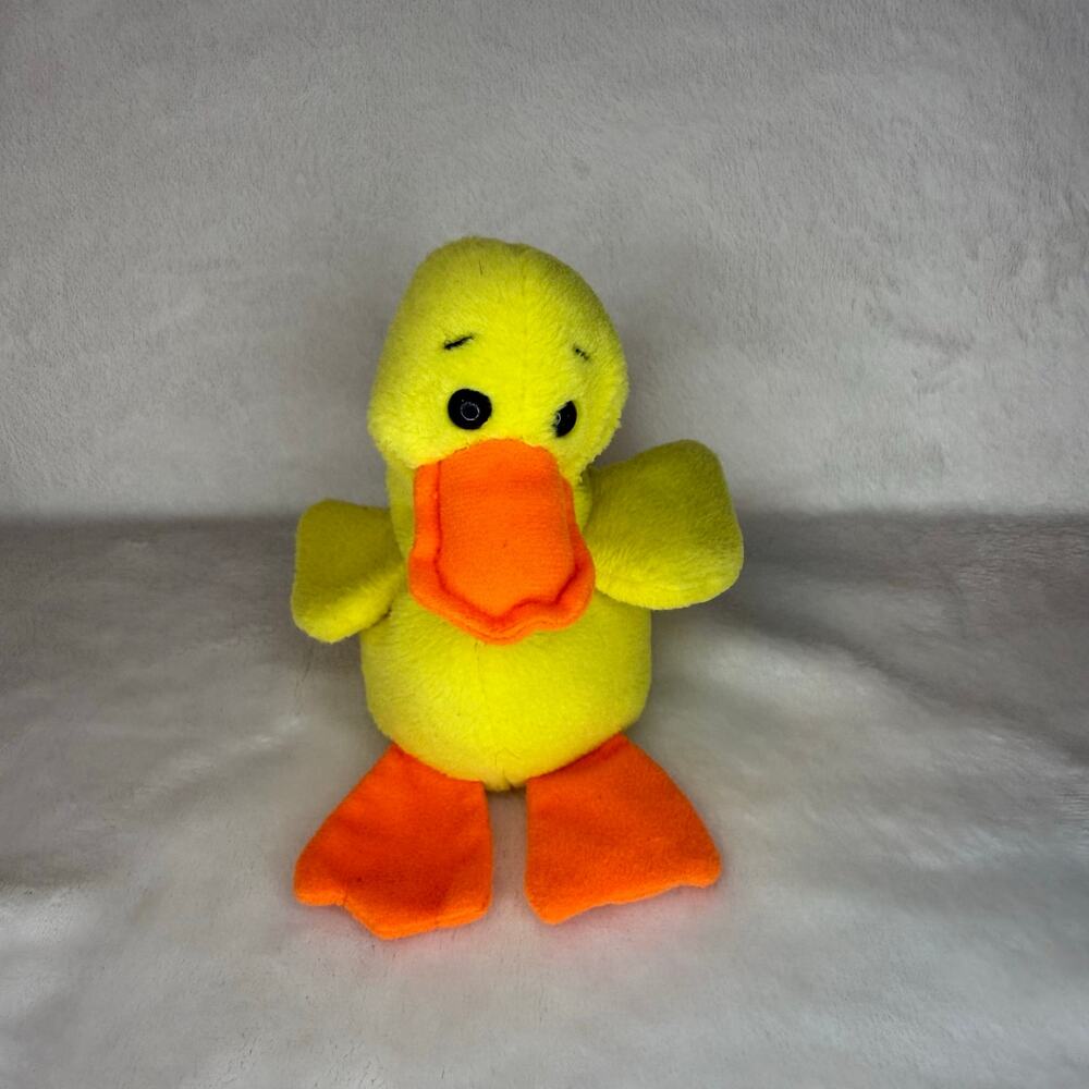TY Beanie Babies Quackers Yellow Duck 6"